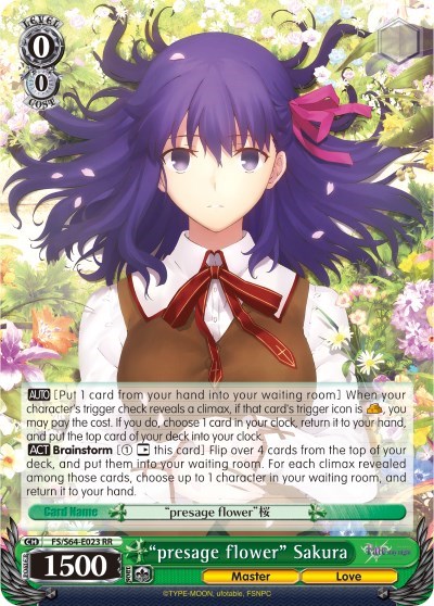 "presage flower" Sakura card