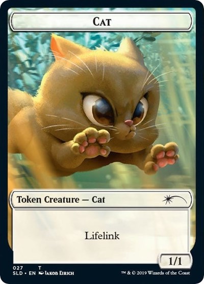 Cat 027 Cat 028 Double sided Token