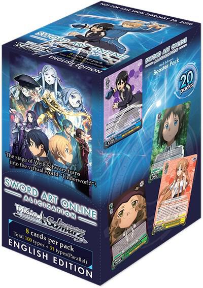 Weiss Schwarz TCG - Sword Art Online: Alicization Booster Pack Weiss Schwarz TCG - Sword Art Online: Alicization Booster Pack