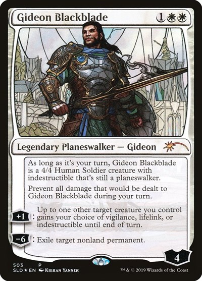 Gideon Blackblade Stained Glass