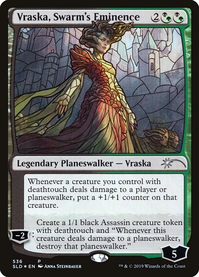 Vraska Swarms Eminence Stained Glass