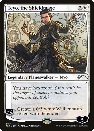 Teyo the Shieldmage Stained Glass