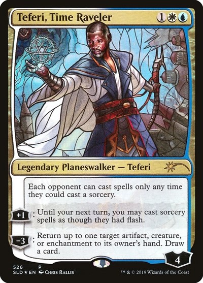 Teferi Time Raveler Stained Glass