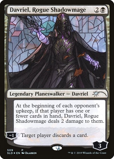 Davriel Rogue Shadowmage Stained Glass