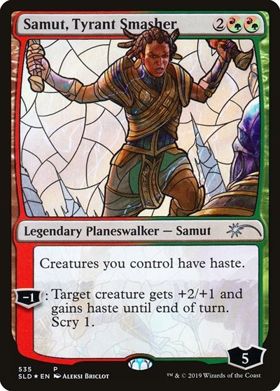 Samut Tyrant Smasher Stained Glass