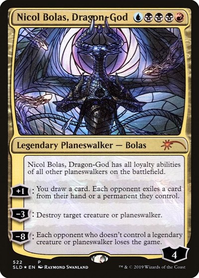 Nicol Bolas Dragon God Stained Glass