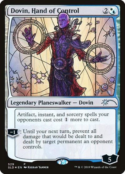 Dovin Hand of Control Stained Glass