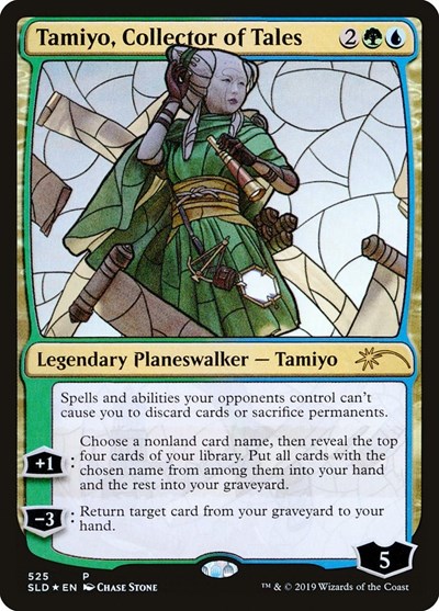 Tamiyo Collector of Tales Stained Glass