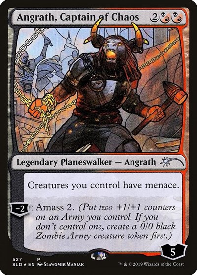 Angrath Captain of Chaos Stained Glass