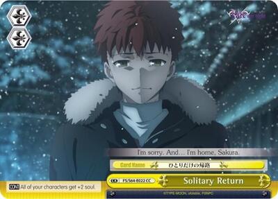 Solitary Return