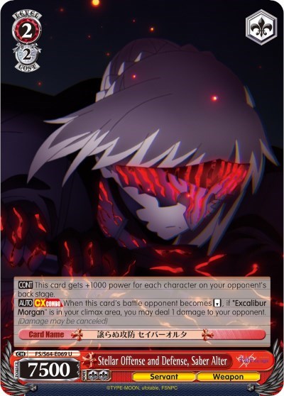 Stellar Offense and Defense, Saber Alter