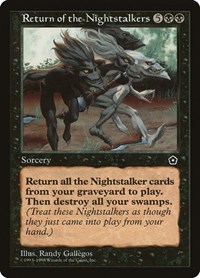 Return of the Nightstalkers - Portal Second Age - Magic: The Gathering card