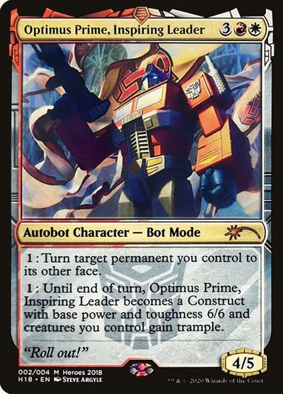Optimus Prime Inspiring Leader