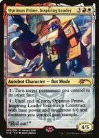 optimus prime mtg card Magic The Gathering - The Brothers War - Transformers reveal Optimus Prime and shuffle it into its owners library instead. Optimus Prime, der Held //