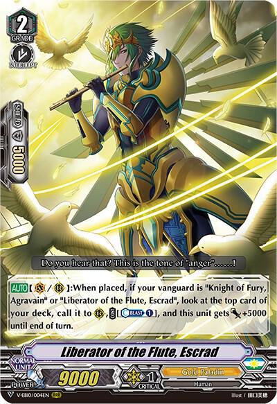 Liberator of the Flute, Escrad