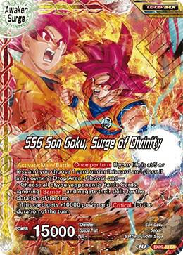 Super Saiyan Son Goku // SSG Son Goku, Surge of Divinity #EX09-03 — Expansion Deck Box Set 09: Saiyan Surge