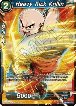 Heavy Kick Krillin #EX10-01 — Expansion Deck Box Set 10: Namekian Surge