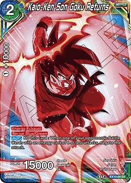 Kaio-Ken Son Goku Returns #EX10-04 — Expansion Deck Box Set 10: Namekian Surge