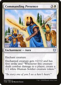 Commanding Presence - Theros Beyond Death - Magic: The Gathering card