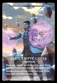 Jemial, Cryptic Caster (Alternate Art) - Argent Saga TCG Betrayal trading card