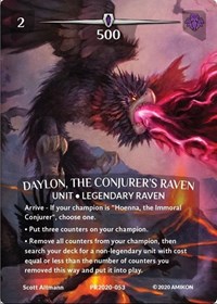 Daylon, the Conjurer's Raven (Full Art)