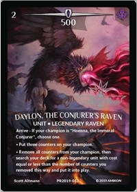 Daylon, the Conjurer's Raven (Serial Numbered)