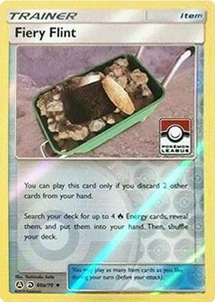 Fiery Flint - 60a/70 (Pokemon League) 060a/070 from League & Championship Cards