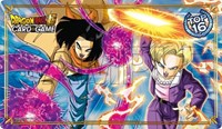 Dragon Ball Super: OTAKON 2019 Team Tournament - Top 16 Playmat featuring Androi · Bandai Playmats