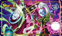 Dragon Ball Super: OTAKON 2019 Team Tournament - Top 16 Playmat featuring Whis & · Bandai Playmats