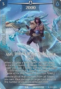 Ash, the Glacial Sorcerer (Serial Numbered)
