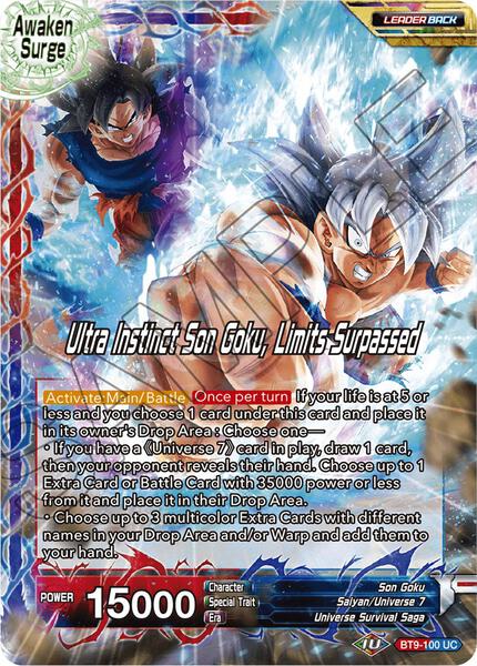 dragon ball super card game instinct surpassed Dragon Ball Super CG SD11 Instinct Surpassed Trading Card Starter Deck  [Edizione: Regno Unito] : Amazon.it: Giochi e giocattoli