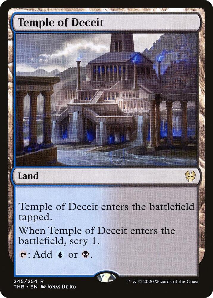 Temple of Deceit - Theros Beyond Death - Magic: The Gathering