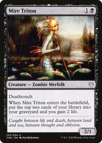 Mire Triton - Theros Beyond Death - Magic: The Gathering card