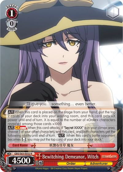 Bewitching Demeanor, Witch