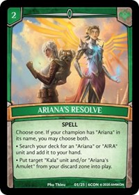 Ariana's Resolve