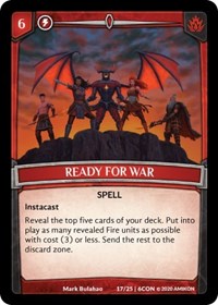 Ready for War
