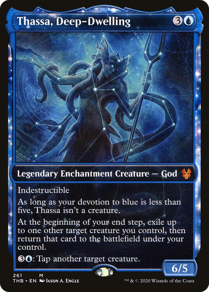 Thassa, Deep-Dwelling (Showcase) - Theros Beyond Death - Magic