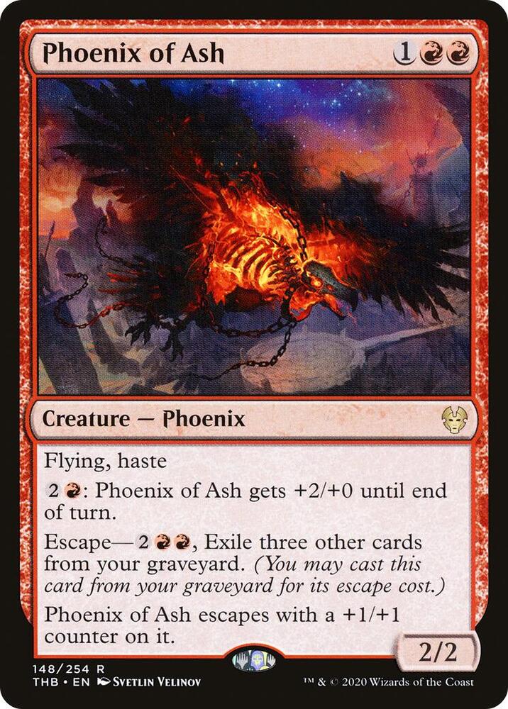 Phoenix of Ash - Theros Beyond Death - Magic: The Gathering