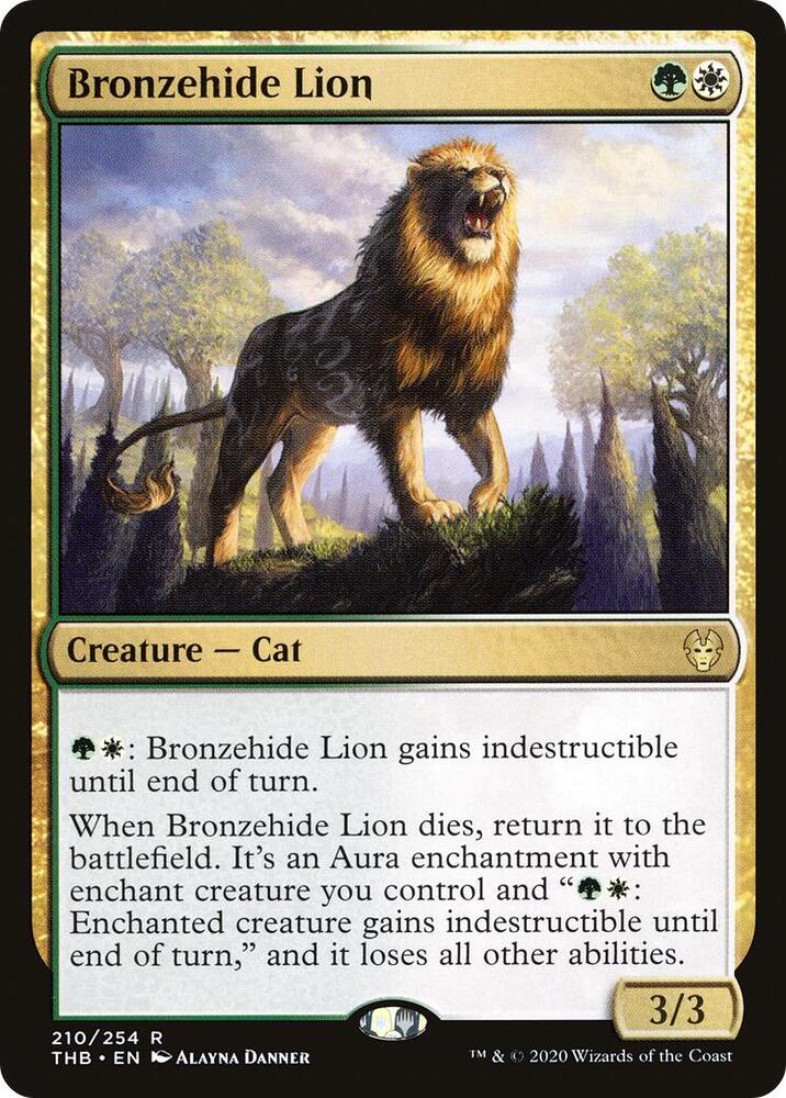 Bronzehide Lion - Theros Beyond Death - Magic: The Gathering