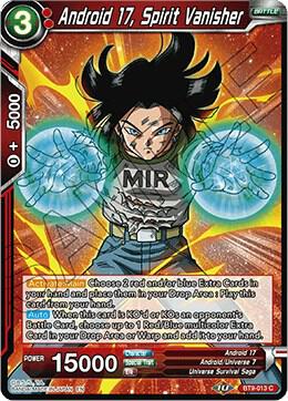 Android 17, Spirit Vanisher #BT9-013 — Universal Onslaught