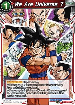 We Are Universe 7 - Universal Onslaught - Dragon Ball Super: Masters - TCGplayer.com We Are Universe 7 - Universal Onslaught - Dragon Ball Super: Masters - TCGplayer.com