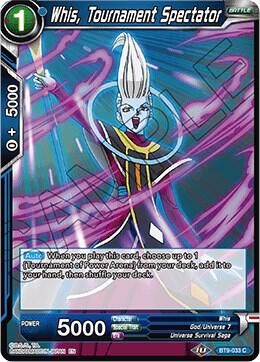 Whis, Tournament Spectator #BT9-033 — Universal Onslaught