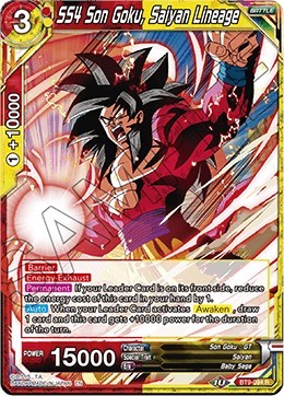 SS4 Son Goku, Saiyan Lineage