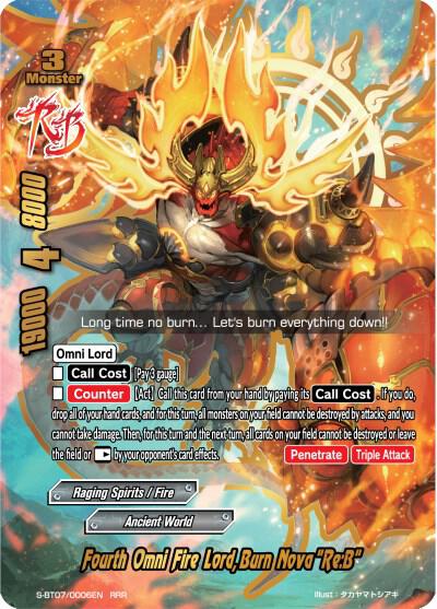 Fourth Omni Fire Lord, Burn Nova 