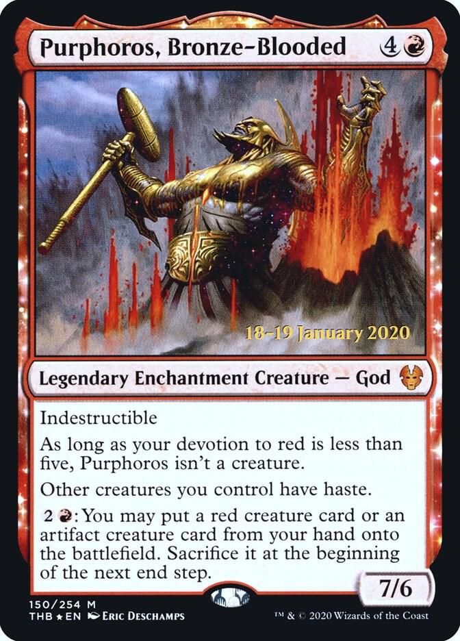 Purphoros, Bronze-Blooded #150s — Theros Beyond Death Promos