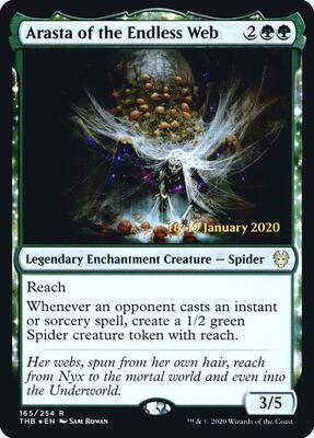 Arasta of the Endless Web #165 – Prerelease Cards (Rare)