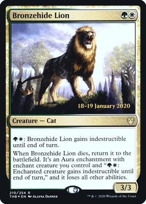 Bronzehide Lion #210 – Prerelease Cards (Rare)