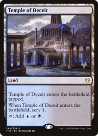 Temple of Deceit (Promo Pack: Theros Beyond Death)