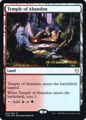 Temple of Abandon #244 – Prerelease Cards (Rare)