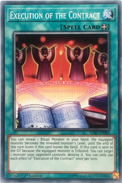 Execution of the Contract